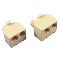 Connecteur réseau à sortie haute vitesse 6A, boîtier en laiton plaqué or cuivre, adaptateur téléphonique pour borne de batterie automobile