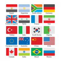 Autocollants en rouleau personnalisés, imperméables, imprimés, en forme de drapeau américain rectangulaire, adhésifs, patriotiques, drapeaux américains pour l'artisanat