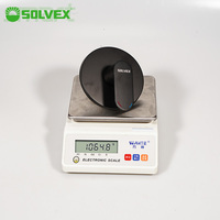 SOLVEX Mixer Shower Dinding Mewah Berbahan Kuningan Berkualitas Tinggi dengan Fungsi Pijat, Batang Geser 13.5cm Panel Baja Tahan Karat Modern untuk Hotel