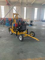 Perceuse à eau portable pour puits domestiques, machine de forage pour eaux peu profondes
