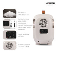 Mini Refrigerador Eléctrico de 4L, Enfriador y Calentador, Bajo Consumo 20W, Descongelación Automática, Portátil, para Uso en Exteriores, Dormitorios, Hogar y Oficina, Ahorro de Energía