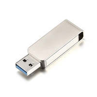 Flash Drive U Baru Terlaris Tipe-C USB 3.0 360 Derajat Putar Casing Logam Mini Kecepatan Tinggi Portabel Solid-State Besar Garansi 1 Tahun