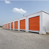 Conteneurs modulaires chinois pour le stockage, unités de stockage mobiles, installations de stockage portables, unités de stockage portables autoportantes