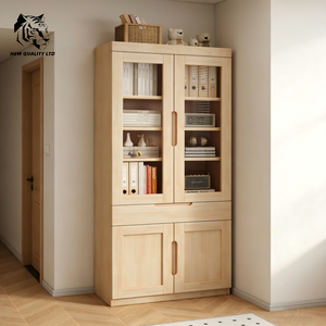 Meuble de salon en bois, bibliothèque de présentation, nouveau design, personnalisable, en stock, dropshipping, le moins cher pour usine de meubles - Product Image 5