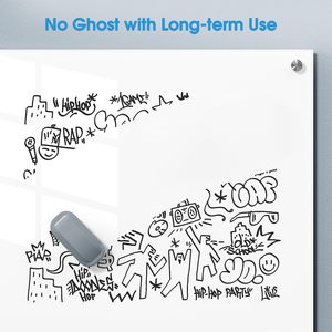 Lớn không khung kính cường lực bảng trắng tinh khiết với bảng xóa khô từ tính để sử dụng trên tường - Product Image 6