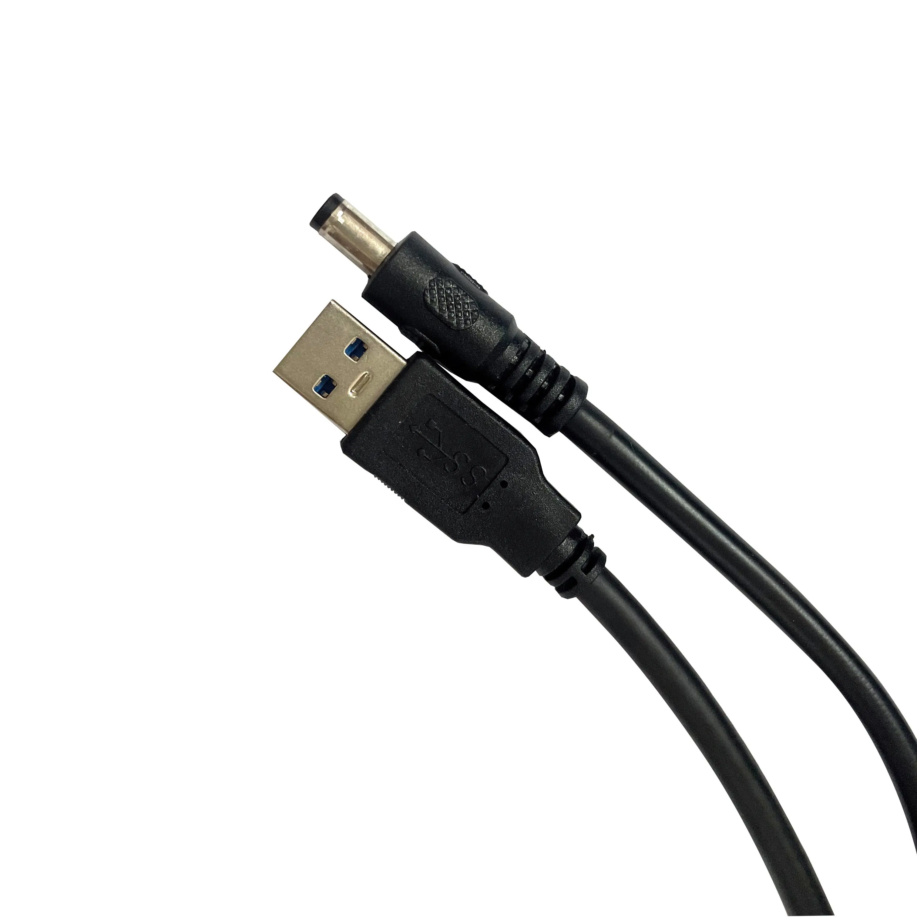 USB إلى 2.0 مللي متر/0.6 مللي متر دس برميل جاك 5 فولت 2A الطاقة مهائي كابلات سلك موصل 2.0x0.6 مللي متر