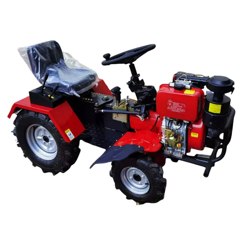 Traktor Mini profesional kualitas tinggi untuk pertanian digunakan menempatkan kedalaman 400 Mm 4x4 multifungsi tanah pertanian 320