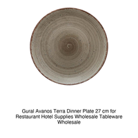 Assiette plate Avanos Terra 27 cm Gural