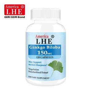 Suplemento de Ginkgo Biloba en Cápsulas, Extracto de Ginkgo Biloba de Alta Potencia, Favorece la Función Cerebral, 150 mg, 120 Cápsulas, ¡Oferta! - Product Image 1