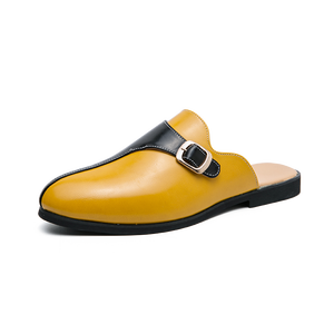 Produits les plus vendus Chaussures habillées en PU pour hommes Demi-chaussures tendance Sandales décontractées d'été pour hommes Extérieur - Product Image 2