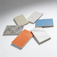 Panneau mural SPC imperméable de haute qualité - Garantie 1 an - Fournitures de construction pour la rénovation de salles de bain et d'hôtels - Design moderne - Toucher doux