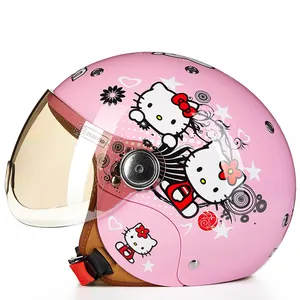 Wholesale motorcycle helmets child open face helmet safety protection CE approved kids scooter motorbike helmets price for sale