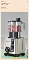 Bardefu 5042 Mixeur multifonctionnel 8-en-1 de 4 L avec 8 lames, style moderne, pour la maison, mixeur, presse-agrumes, machine à smoothies glacés
