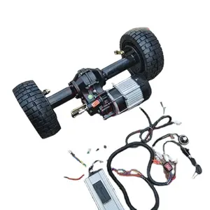 hydraulic front steering and rear axle assembly 3/8 *190mm with roller the reverse for the tricycle