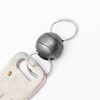 TGZUO Conector de Llaves Pequeño de Titanio de Alta Resistencia, Llavero Giratorio de Titanio para Hombres y Mujeres, Herramienta Manual EDC Duradera