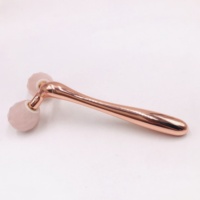 Rouleau de Massage en Y à quartz rose, Massage Facial, raffermissant, beauté du corps, en cristal, pour le visage, cadeau, nouveau produit