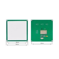 Lector RFID de Control de Acceso USB HECERE ISO 18000-6C 860-960MHz, EPC GEN 2, Largo Alcance 1-2m, Módulo UHF