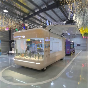 New Mobile Modern Food Trucks Standard Factory Price Can Be Customized Black Fast Food Truck for Sale - Product Image 3