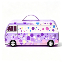 Boîte cadeau personnalisée en forme de voiture avec poignée, tiroir coulissant, boîte d'emballage pour bonbons et friandises, boîte cadeau rigide pour chocolat et bonbons