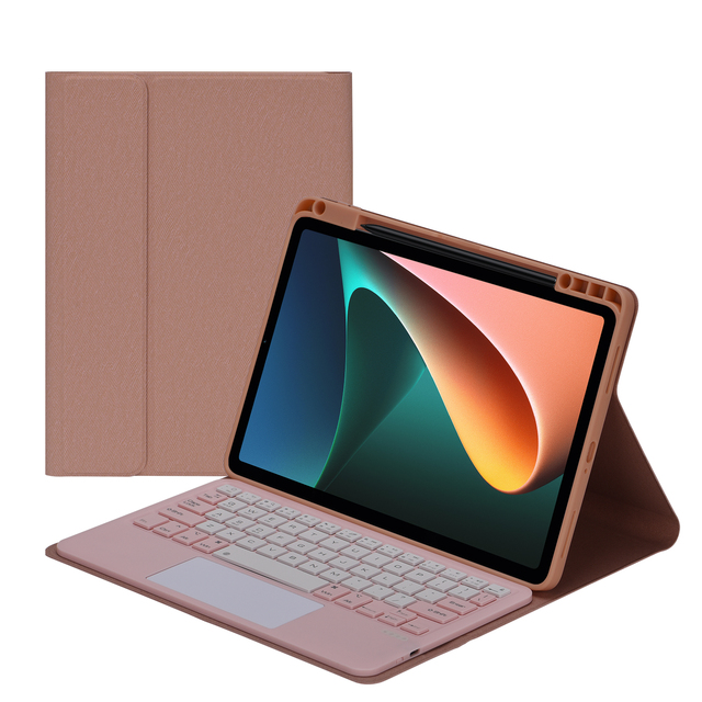 Tablet Case Keyboard for Xiaomi Pad 5 Pro Case 11 2021 Mipad 5 Wireless Keyboard With Touchpad Touch Mouse Keyboard