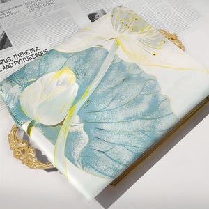 Bufanda de Poliéster Ligera, Nuevo Estilo 2026, 180 cm, Diseño Floral, Regalo para Mujeres, Cumpleaños, Día del Maestro - Product Image 5