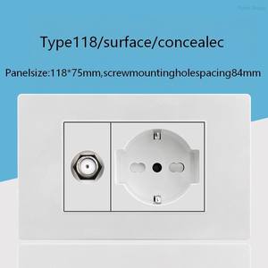 Combinación personalizada de interruptores y enchufes alemanes e italianos, enchufes y tomas de corriente de pared estándar IT. - Product Image 4