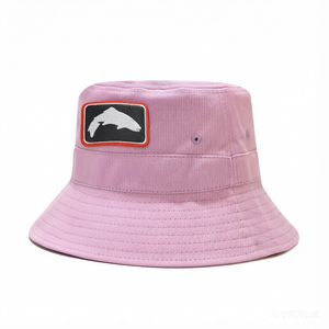 Sombrero de Pesca de Trucha Bordado, Sombreros de Pescador de Algodón Personalizados con Orificios de Ventilación, Hecho en Vietnam - Product Image 2