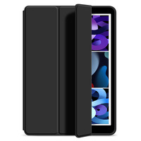 Étui pour tablette Apple iPad, étui intelligent en PU+TPU, étui souple en cuir PC, coque rabattable pour iPad Mini 6/7, étui de protection