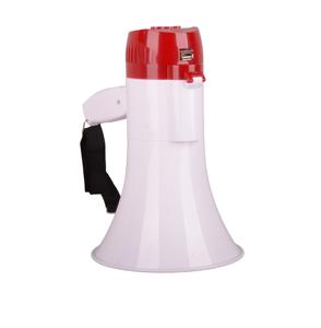 Megáfono plegable portátil de 10W de fábrica 2025 con batería recargable, música USB MP3 para uso comercial - Product Image 2