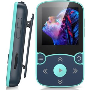AGPTEK MP3 Player Bluetooth 5.0 Sport 32GB With 1.5 Inch TFT Color Screen Mini Music Player With Clip Supports Up To 128gb Sd Card With Independent Volume Button Fm Radio Pedometer Ormromra Otto Qq 0024 - View #11