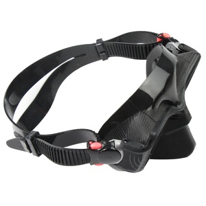 แว่นตาว่ายน้ำสำหรับผู้ใหญ่แบบมืออาชีพ พร้อมเลนส์กระจกนิรภัย กรอบโลหะ วัสดุ PC สำหรับดำน้ำยิงปลา ดำน้ำลึก ดำน้ำตื้น และดำน้ำฟรีไดฟ์วิ่ง - Product Image 4