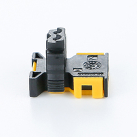 Connecteur automobile noir 2 broches 2 fils, fiche de faisceau airbag, 54550297 faible courant 7283-5971-80 7283-597180