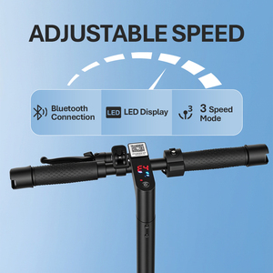 Trottinette électrique en alliage d'aluminium, légère, pliable, longue autonomie, 40 km/h, batterie amovible, trottinette électrique à 3 roues - Product Image 4