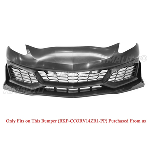 Spoiler de pare-chocs avant de voiture, kit de carrosserie inférieur, accessoires automobiles pour Chevrolet Corvette C7, pare-chocs modifié Zr1, 2014-2019 - Product Image 6