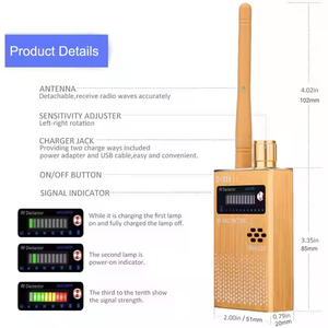 G319 chống Hidden máy ảnh Detector tần số vô tuyến tín hiệu âm thanh nghe lén Detector - Product Image 5