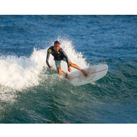 Planche à pagaie légère et portable en EVA pour l'extérieur, couleur rouge, 280L, 88x36x24cm, pour le surf en mer