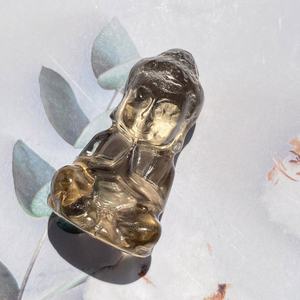 Prezzo all'ingrosso scolpito pietre preziose naturali e cristalli Mini statua intagliata <span class=keywords><strong>Buddha</strong></span> per ciondolo - Product Image 5