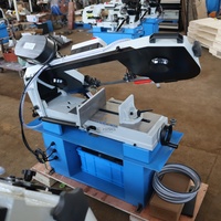 Scie à ruban horizontale mécanique DECHANG BS-712N à bas prix avec moteur de 1,1 kW pour la découpe des métaux