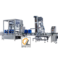 Máquina de Llenado Automática MTW para Botellas de Galón, Bidones y Garrafas, para Recubrimientos Impermeabilizantes, Pesticidas Agrícolas y Fertilizantes Líquidos