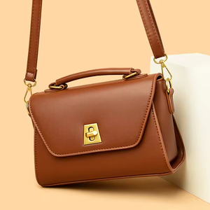 New Fashion High-End Vintage Small <b>Square</b> Bag for Women Single Strap Zip Versatile Shoulder Crossbody Handbag - Product Image 2