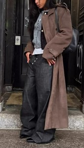 <span class=keywords><strong>Pantalones</strong></span> Vaqueros de Pierna Ancha de Cintura Media Personalizados por el Fabricante, <span class=keywords><strong>Pantalones</strong></span> Vaqueros Holgados de Estilo Japonés, <span class=keywords><strong>Pantalones</strong></span> de Mezclilla Acampanados <span class=keywords><strong>para</strong></span> <span class=keywords><strong>Hombre</strong></span> - Product Image 4