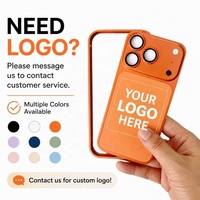 Casing Belakang Logam Mewah untuk Ponsel, Upgrade ke Seri 17, Pengganti Casing Ponsel Magnetik