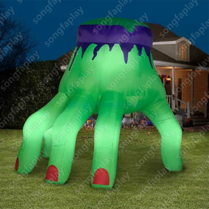 Décorations gonflables d'Halloween pour l'extérieur avec lumières LED, décoration <span class=keywords><strong>gonflable</strong></span> de fantôme et de citrouille, décorations gonflables commerciales pour Halloween - Product Image 5