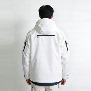 Veste à capuche imperméable et coupe-vent pour homme YOUMI, personnalisable, de haute qualité, avec fermeture éclair et plusieurs poches - Product Image 2