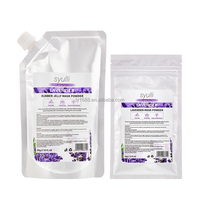 Masque à la gelée de lavande anti-âge et réparateur de marque privée Protection UV Masque en caoutchouc de qualité supérieure pour le visage Ensemble spa