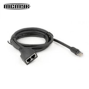 Cable de extensión <span class=keywords><strong>Ethernet</strong></span> RJ45 de 8 núcleos para micrófonos de conferencia digital Cable de mano de conversión de adaptador macho/hembra - Product Image 2