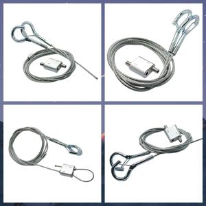 <span class=keywords><strong>Luminaire</strong></span> personnalisable Kit de suspension suspendue Pince de câble de sécurité réglable en aluminium OEM - Product Image 2