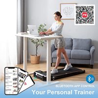Tapis de course électrique compact pour usage domestique sous le bureau, avec télécommande et écran LED, idéal pour la marche, le jogging, la salle de sport et le bureau