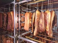 96-bakjes automatische vleesdroogmachine met pomp, energiebesparende elektrische jerky/biltongdroger, warmtepomp visdroger