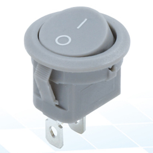 Interruptor Basculante Redondo 6A250 Negro R23 de 2 Pines, Interruptor de Barco 250VAC para Coche y Marino, Interruptor Basculante Momentáneo CQC CE 10000 6A10A XYV - Product Image 2